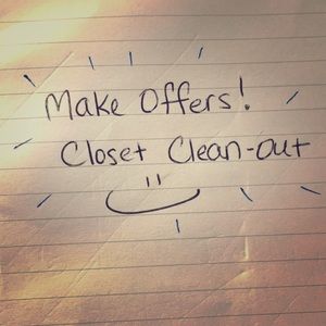 Closet clean-out